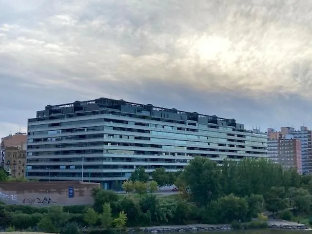 Atico Mejores Vistas Al Pilar Jacuzzi Y Garaje アパート *